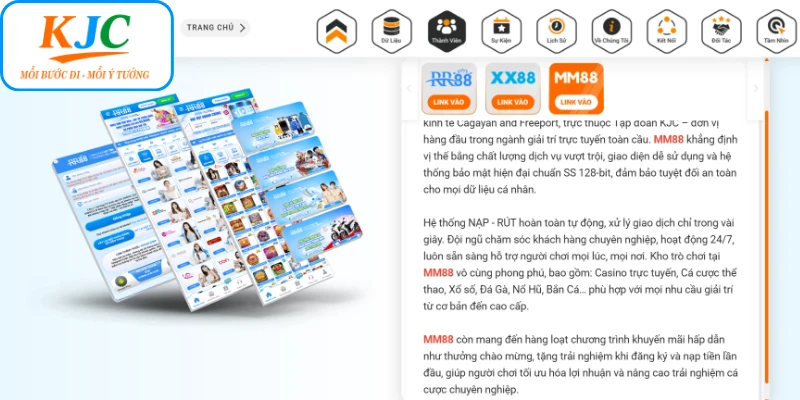 Nền tảng MM88 tiên phong trong trải nghiệm số